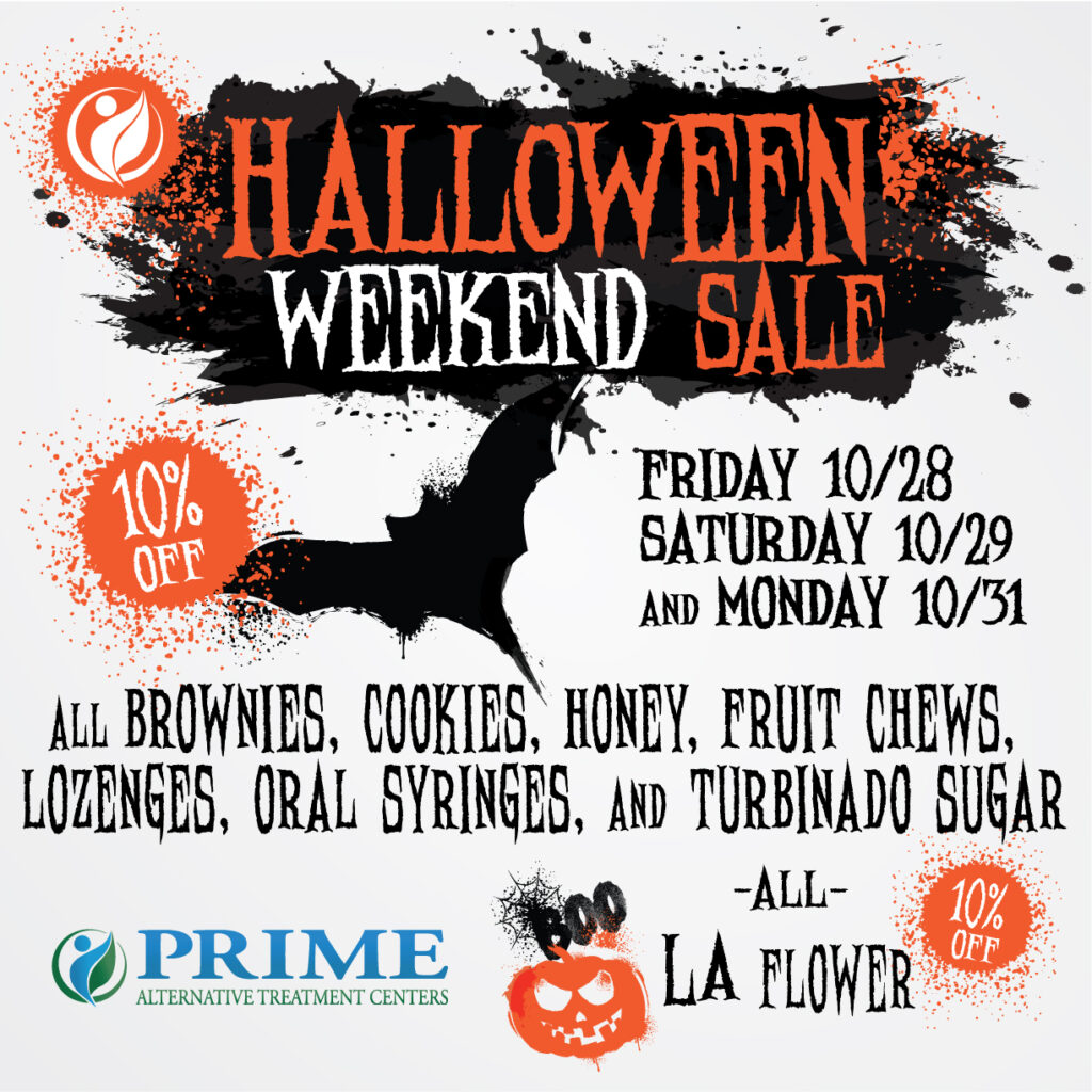 Halloween weekend sale graphic, same details as in article