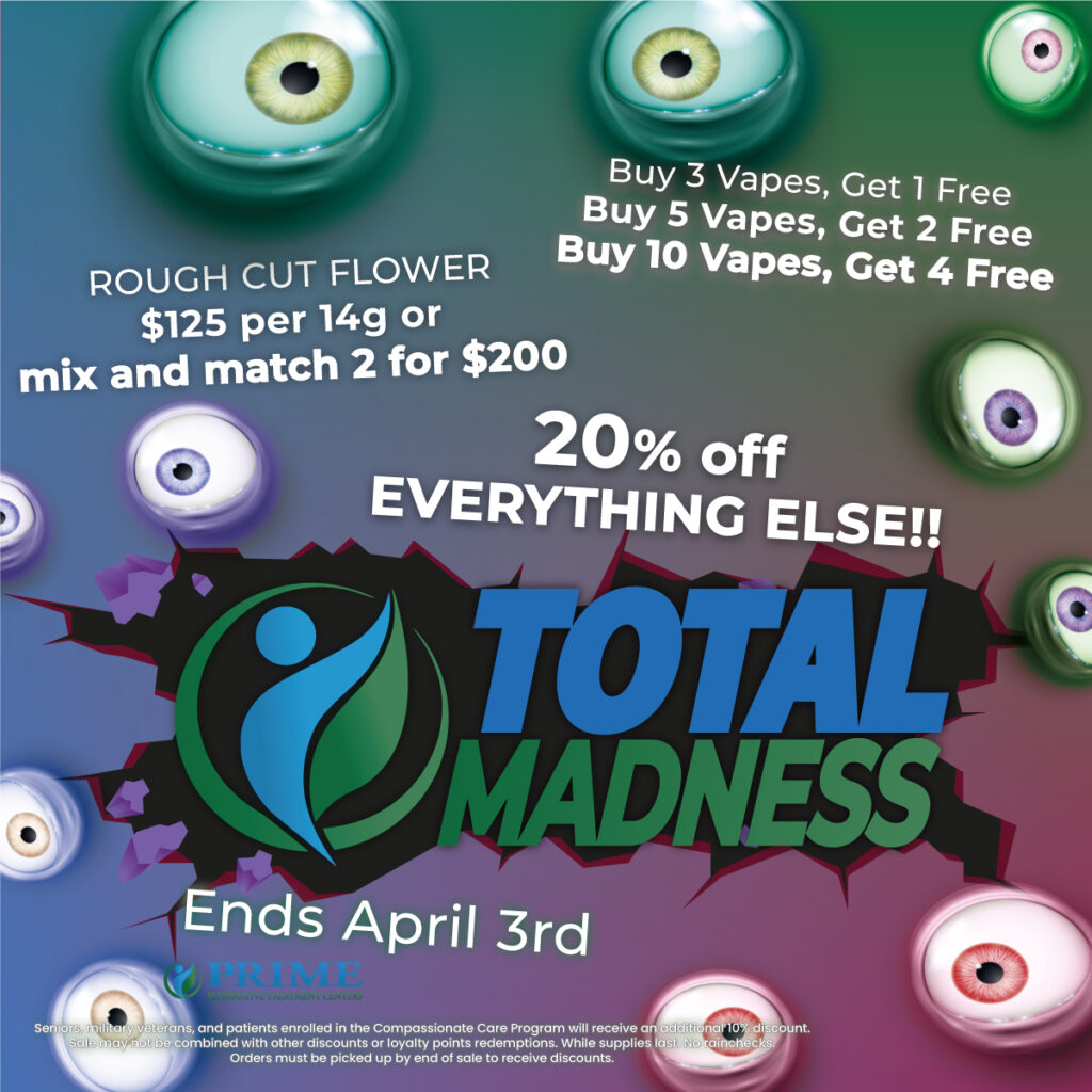 graphic explaining Total Madness sale