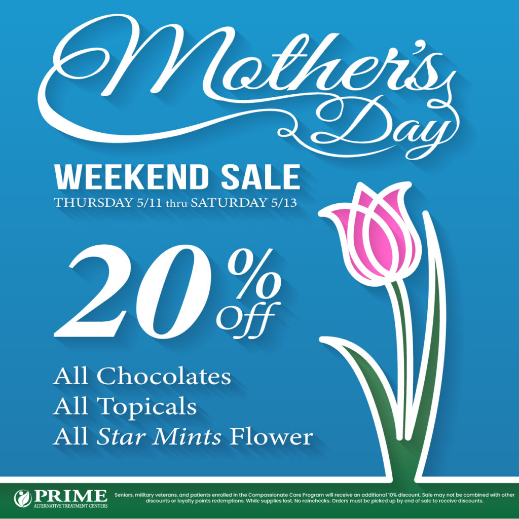 sale graphic with flowers for mom
