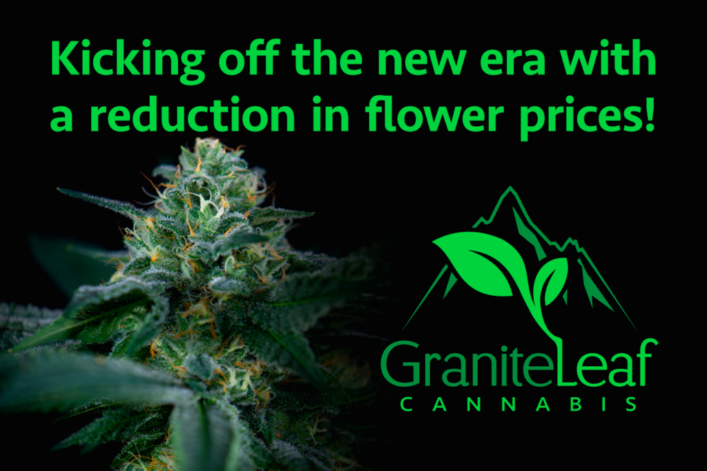 GraniteLeaf flower price reduction graphic