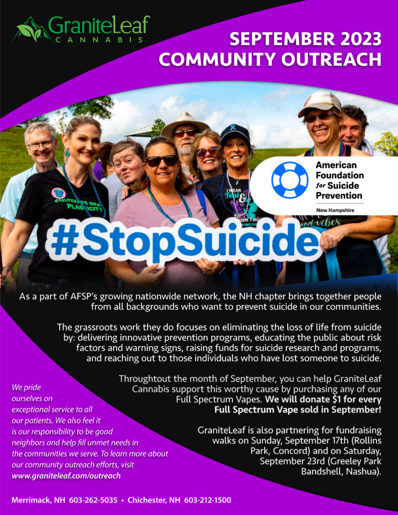 American Foundation for Suicide Prevention Outreach flyer